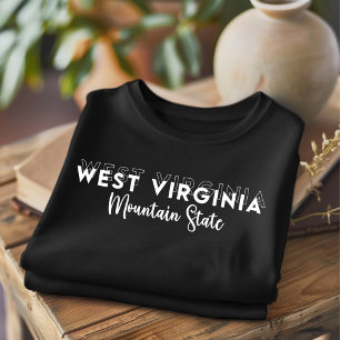 T-shirt branché West Virginia Mountain State