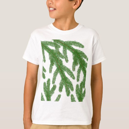 T-shirt Branches du sapin de Noël (Devant)