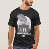 T-shirt Brandenburger Tor Berlin Germany Silhouette Outlin (Devant)
