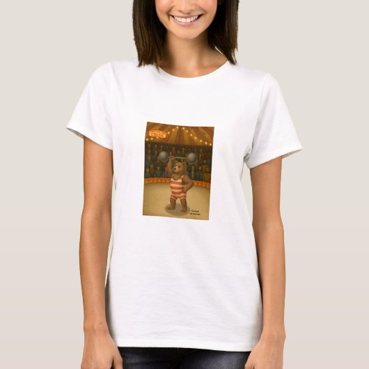 T-shirt Brandon, ours fort du cirque (Devant)