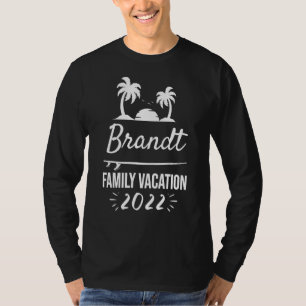 T-shirt Brandt Famille Vacances Groupe Tropical Trip Beach