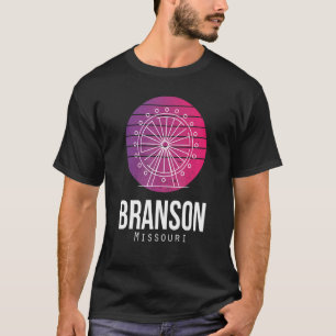 T-shirt Branson Big Wheel Missouri Travel Randonnée Campin