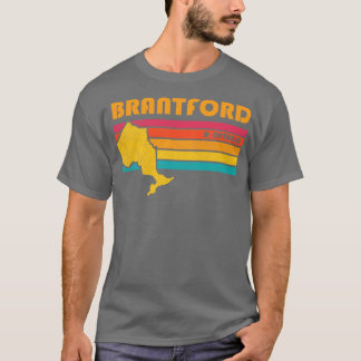 T-shirt Brantford Ontario Canada Vintage en détresse Souve