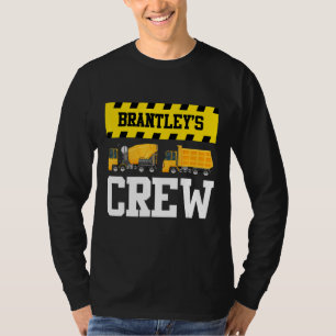T-shirt Brantley Construction Crew Custom Dumptruck Dump T
