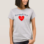 T-shirt Brantley Life Grey (Devant)