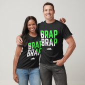 T-shirt Brap Brap Snowmobile Hoded Green Edition (Unisexe)