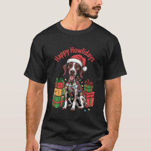 T-shirt Braque allemand à poil court Noël GSP Amateur de c