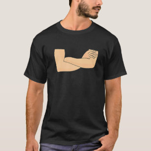 T-shirt Bras croisés Apparence Expression sûre d'elle-mêm
