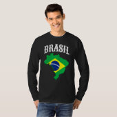 T-shirt Brasil Brésil Fierté (Devant entier)