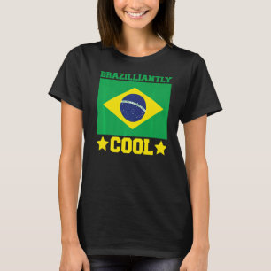 T-shirt Brasil Brésilienne Brésilienne Racines Brasilei Co