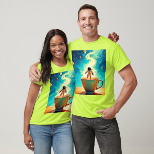 T-shirt Brassage Cosmique : Le Rêve de Café de l'Astronaut