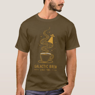 T-shirt Brasserie galactique - Café interstellaire depuis