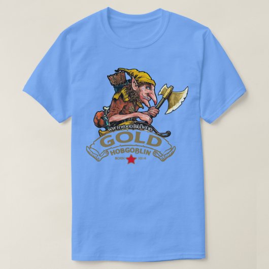 T-shirt Brasserie Hobgoblin Gold classique (Design devant)