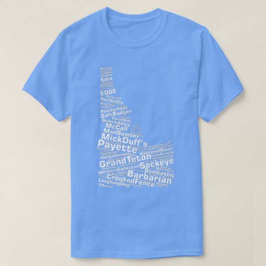 T-shirt Brasserie Idaho (Design devant)