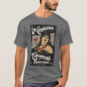 T-shirt Brasserie vintage Meican Monterrey drôle