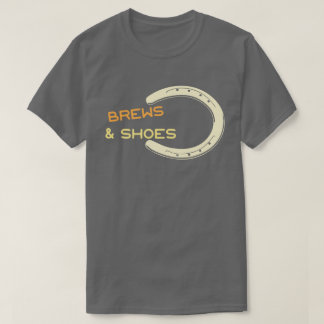 T-shirt Brasseries et chaussures Horseshoe Ringer Pitching