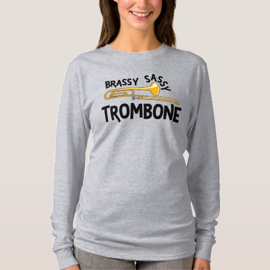 T-shirt Brassy Sassy Trombone (Devant)