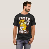 T-shirt Brasty Hash Browns Petit déjeuner Nourriture Hash (Devant entier)