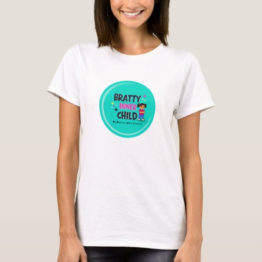 T-shirt Bratty Inner Child Logo  (Devant)