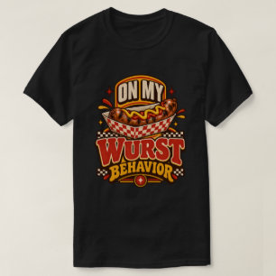 T-shirt Bratwurst sur mon comportement de Wurst Fan de la