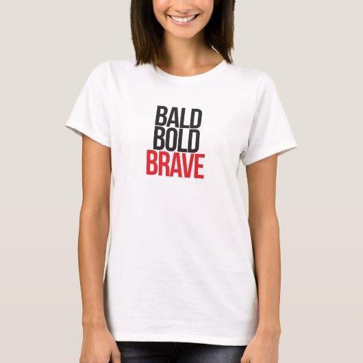 T-shirt BRAVE chauve (Devant)