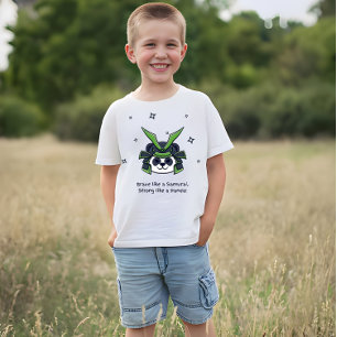 T-shirt Brave comme un samouraï fort comme un panda