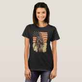 T-shirt Brave Defender Patriotic American Soldier (Devant entier)