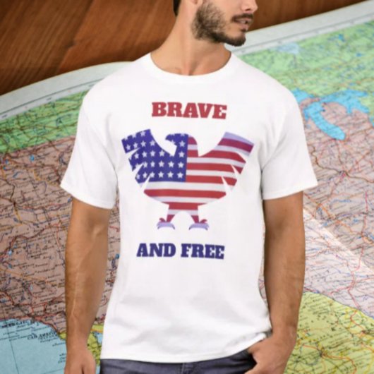 T-shirt Brave et libre