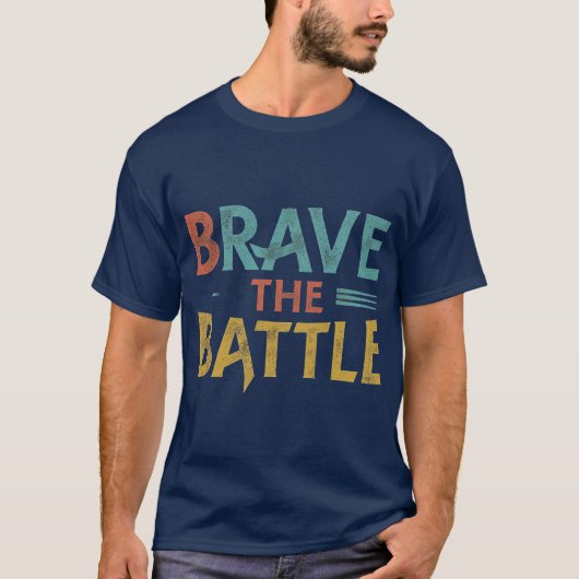 T-shirt Brave la bataille (Devant)