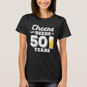 T-shirt Bravo Bières À 50 Ans Cadeau 50E Anniversaire Drôl