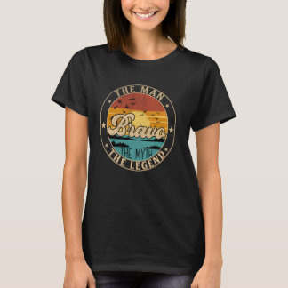 T-shirt BRAVO L'Homme Le Mythe La Légende Prénom