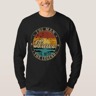 T-shirt BRAVO L'Homme Le Mythe La Légende Prénom