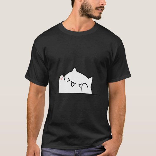 T-shirt Bravo Mème de chat Bongo (Devant)