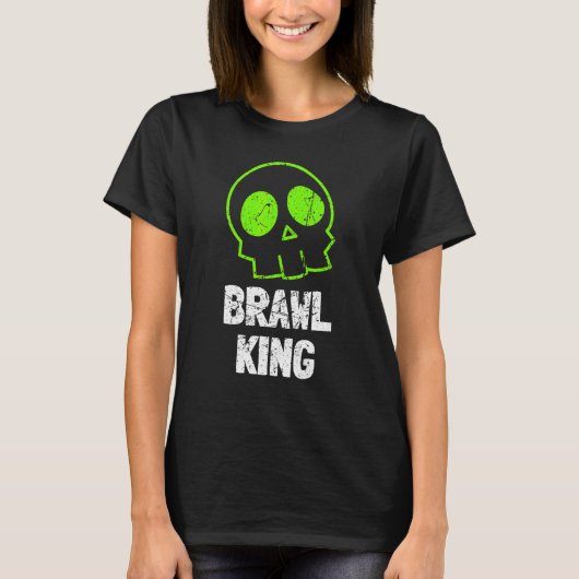 T-shirt Brawl King Brawling Gamer Jeu 2 (Devant)