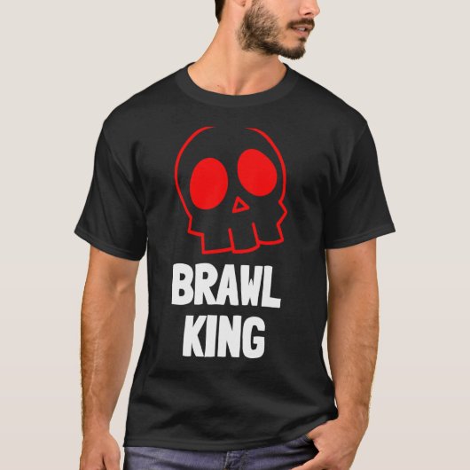 T-shirt Brawl King Brawling Gamer Jeu 20 (Devant)