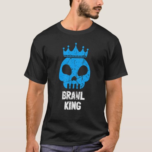 T-shirt Brawl King Brawling Gamer Jeu 3 (Devant)