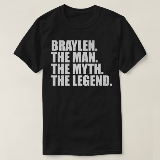 T-shirt BraylenBraylen Nom Braylen prénom (Design devant)