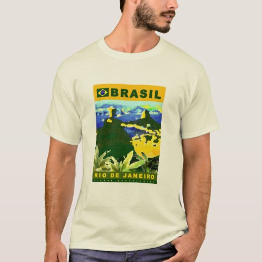 T-shirt Brazil poster design (Devant)