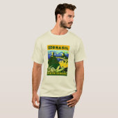 T-shirt Brazil poster design (Devant entier)