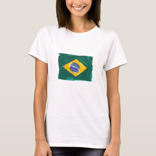 T-shirt Brazilian flag (Devant)