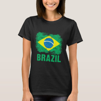 T-shirt Brazilian Footll Brazilian Flag 