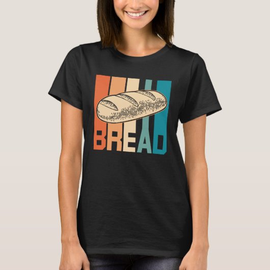 T-shirt Bread Retro Cake And Cookies Baking For A Baker (Devant)