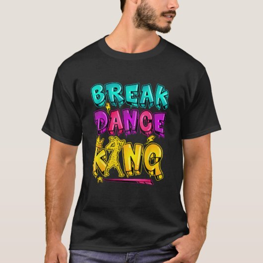 T-shirt Break Dance Chemise Hip hop B Boy Breakdancing TSh (Devant)