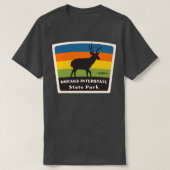 T-shirt Break Interstate State Park Virginia Roaming Deer (Design devant)