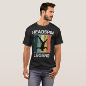 T-shirt Breakdance Break-dancer Vintage Retro (Devant entier)
