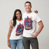 T-shirt Breakdance Meow – Danse de chat graffiti urbain (Unisexe)