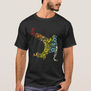 T-shirt Breakdance Sillhouette Street Dance Breakdance 2