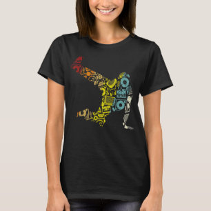 T-shirt Breakdance Sillhouette Street Dance Breakdance 2