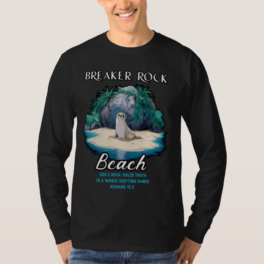 T-shirt Breaker Rock Beach God's Rock-Solid Truth VBS Chri (Devant)