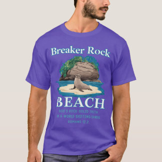T-shirt Breaker Rock Beach Gods RockSolid TVBS Christian 2